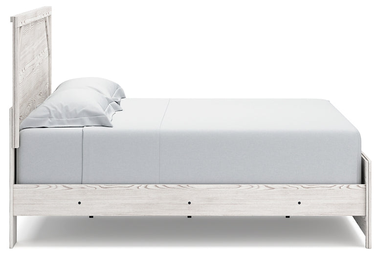 Gerridan King Panel Bed with Mirrored Dresser and 2 Nightstands Milwaukee Furniture of Chicago - Furniture Store in Chicago Serving Humbolt Park, Roscoe Village, Avondale, & Homan Square