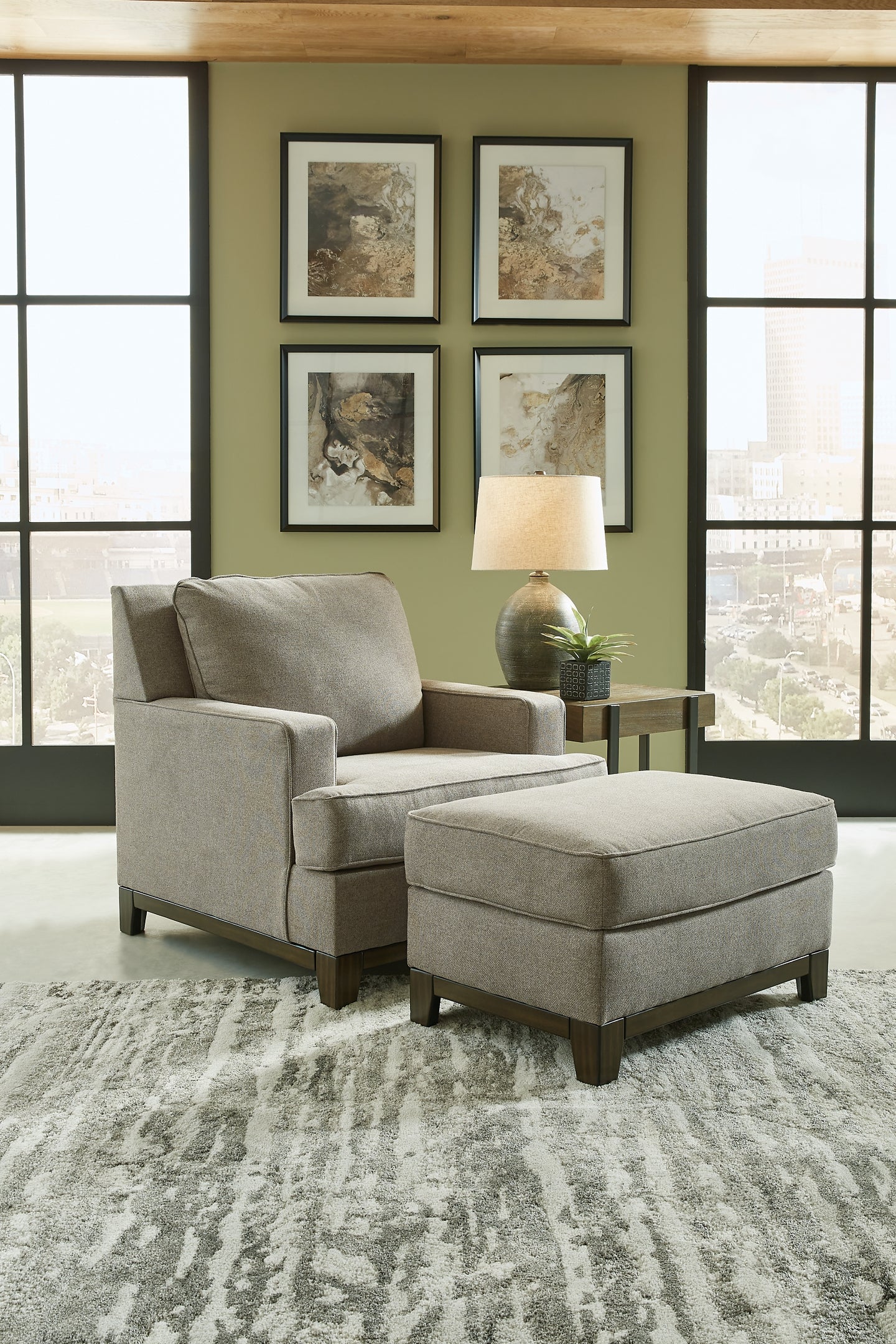 Kaywood Chair and Ottoman Milwaukee Furniture of Chicago - Furniture Store in Chicago Serving Humbolt Park, Roscoe Village, Avondale, & Homan Square