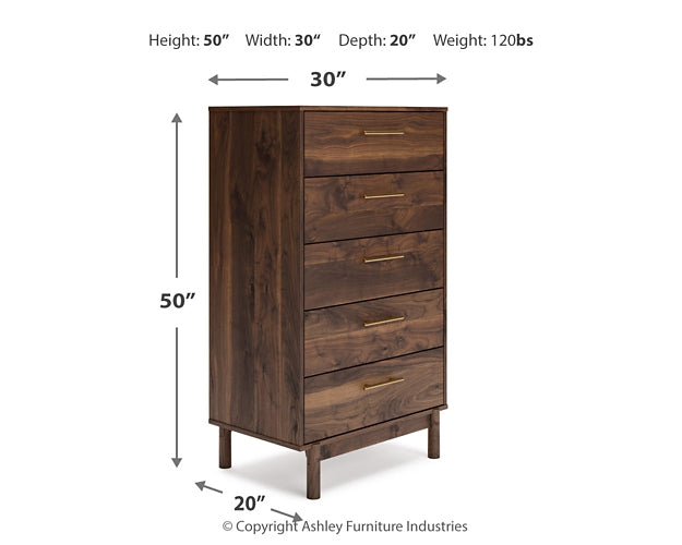 Calverson Five Drawer Chest Milwaukee Furniture of Chicago - Furniture Store in Chicago Serving Humbolt Park, Roscoe Village, Avondale, & Homan Square
