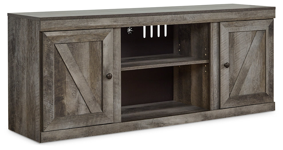 Wynnlow LG TV Stand w/Fireplace Option Milwaukee Furniture of Chicago - Furniture Store in Chicago Serving Humbolt Park, Roscoe Village, Avondale, & Homan Square
