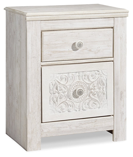 Paxberry King Panel Bed with Mirrored Dresser and 2 Nightstands Milwaukee Furniture of Chicago - Furniture Store in Chicago Serving Humbolt Park, Roscoe Village, Avondale, & Homan Square
