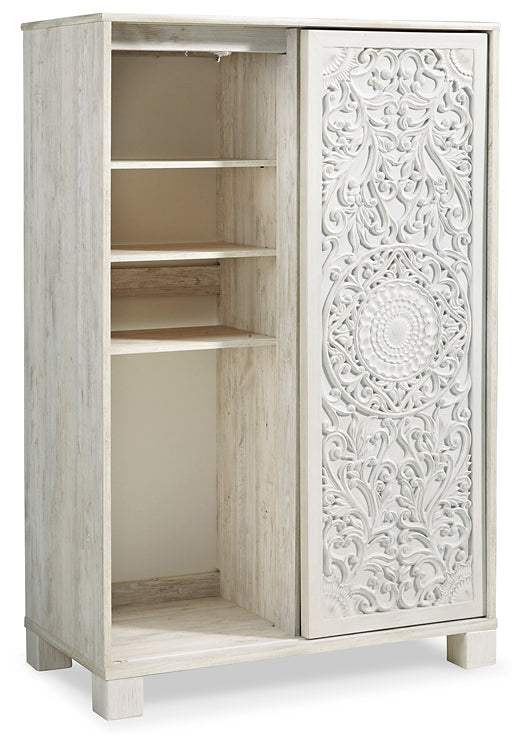 Paxberry King Panel Bed with Mirrored Dresser and Chest Milwaukee Furniture of Chicago - Furniture Store in Chicago Serving Humbolt Park, Roscoe Village, Avondale, & Homan Square