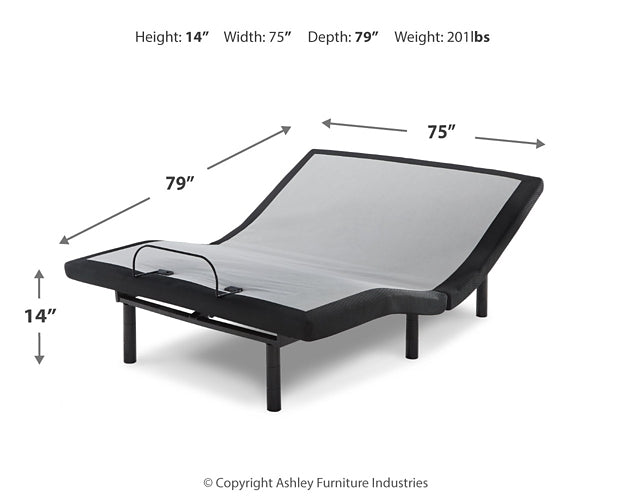 Chime 8 Inch Memory Foam Mattress with Adjustable Base Milwaukee Furniture of Chicago - Furniture Store in Chicago Serving Humbolt Park, Roscoe Village, Avondale, & Homan Square