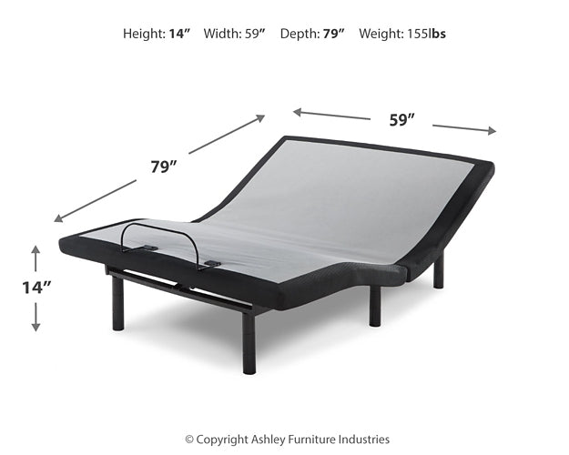 Chime 8 Inch Memory Foam Mattress with Adjustable Base Milwaukee Furniture of Chicago - Furniture Store in Chicago Serving Humbolt Park, Roscoe Village, Avondale, & Homan Square