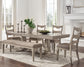 Lexorne Dining Table and 4 Chairs and Bench Milwaukee Furniture of Chicago - Furniture Store in Chicago Serving Humbolt Park, Roscoe Village, Avondale, & Homan Square
