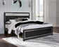 Kaydell King Upholstered Panel Platform Bed with Mirrored Dresser and Chest Milwaukee Furniture of Chicago - Furniture Store in Chicago Serving Humbolt Park, Roscoe Village, Avondale, & Homan Square