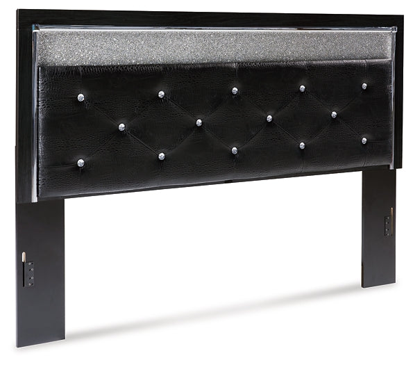 Kaydell King Upholstered Panel Headboard with Dresser Milwaukee Furniture of Chicago - Furniture Store in Chicago Serving Humbolt Park, Roscoe Village, Avondale, & Homan Square
