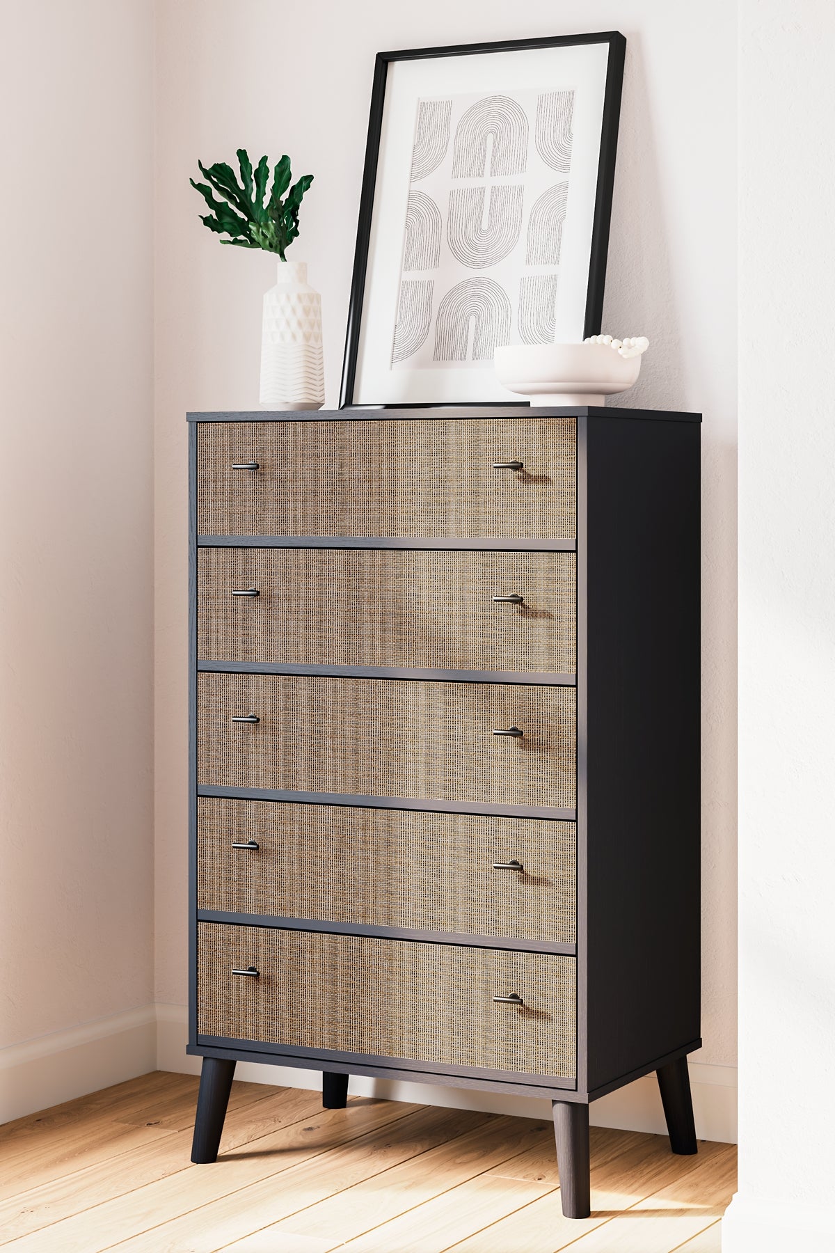 Charlang Five Drawer Chest Milwaukee Furniture of Chicago - Furniture Store in Chicago Serving Humbolt Park, Roscoe Village, Avondale, & Homan Square