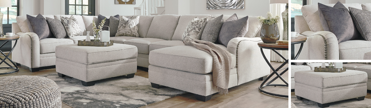 Living room sectional sofa available at Milwaukee Furniture in Chicago, IL.