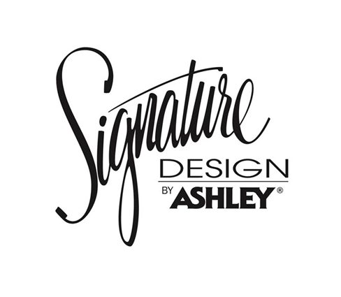Signature Design by Ashley brand logo for products available at Milwaukee Furniture.