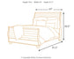 Willowton  Sleigh Bed