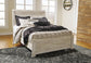 Bellaby  Panel Bed With Mirrored Dresser