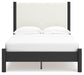 Cadmori Full Upholstered Panel Bed