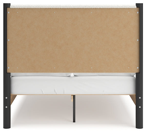 Cadmori Full Upholstered Panel Bed