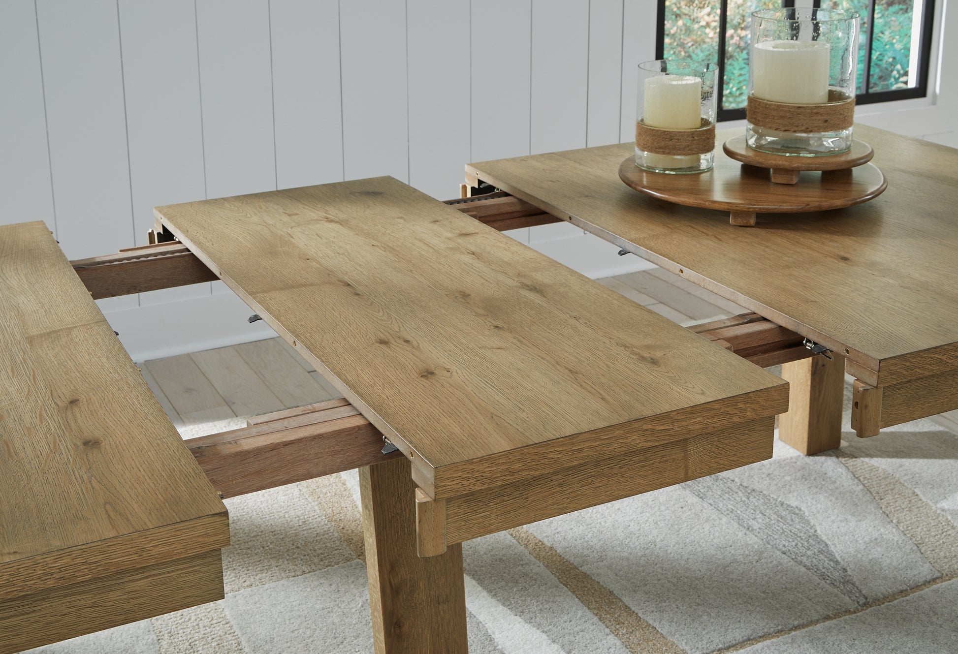 Galliden Dining Table and 8 Chairs with Storage – Milwaukee