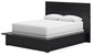 Londer Queen Panel Bed with Mirrored Dresser, Chest and 2 Nightstands