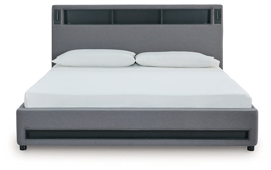 Verishaw California King Upholstered Bed