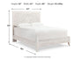 Paxberry Queen Panel Bed with Mirrored Dresser