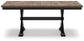 Wildenauer Dining Table and 4 Chairs and Bench