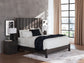 Fraluna King Panel Bed with Mirrored Dresser