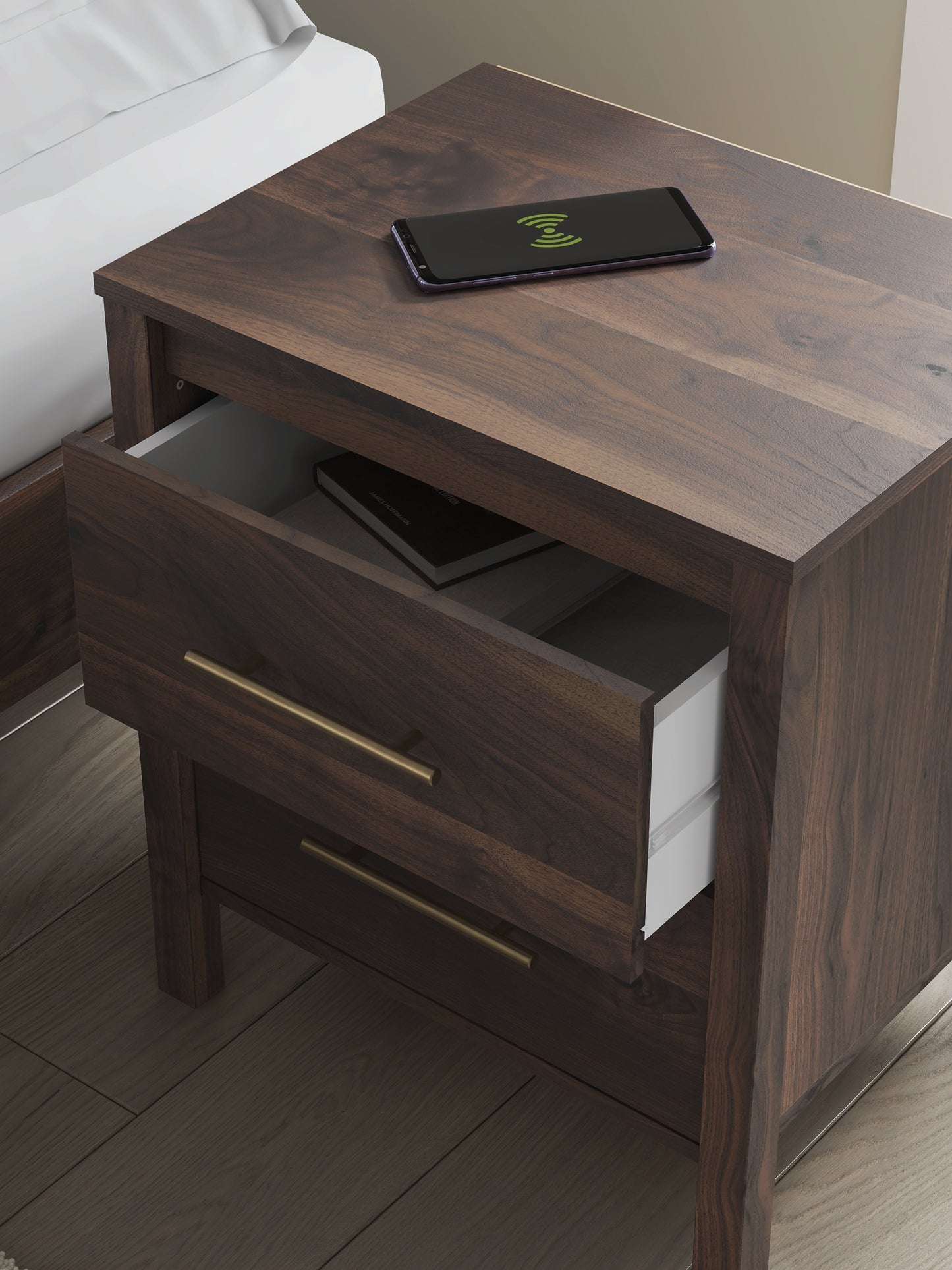 Calverson Two Drawer Night Stand