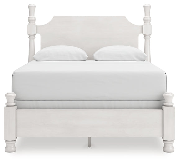 Rowlenstown Queen Poster Bed, Dresser and Mirror