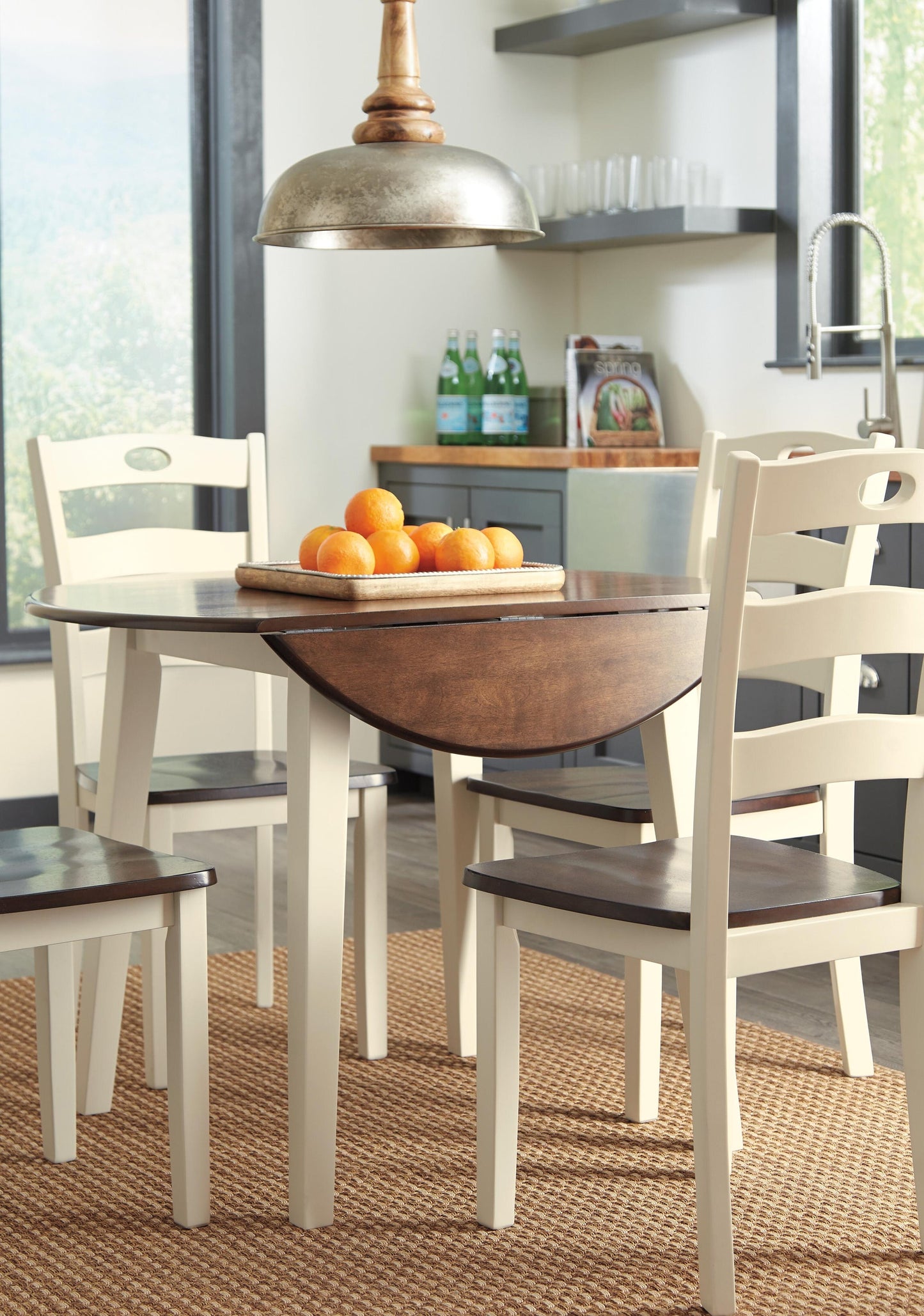 Woodanville Dining Table and 4 Chairs