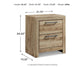 Hyanna Queen Panel Storage Bed with 2 Under Bed Storage Drawer, Dresser, Mirror, Chest and Nightstand