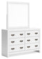 Binterglen Queen Panel Bed, Dresser, Mirror, Chest and Nightstand