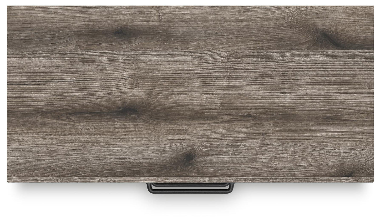 Graystorm Queen Panel Bed, Dresser, Mirror, Chest and Nightstand
