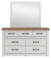 Savonport King Panel Bed with Storage. Dresser, Mirror and Nightstand
