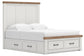 Savonport King Panel Storage Bed, Dresser, Mirror, Chest and Nightstand