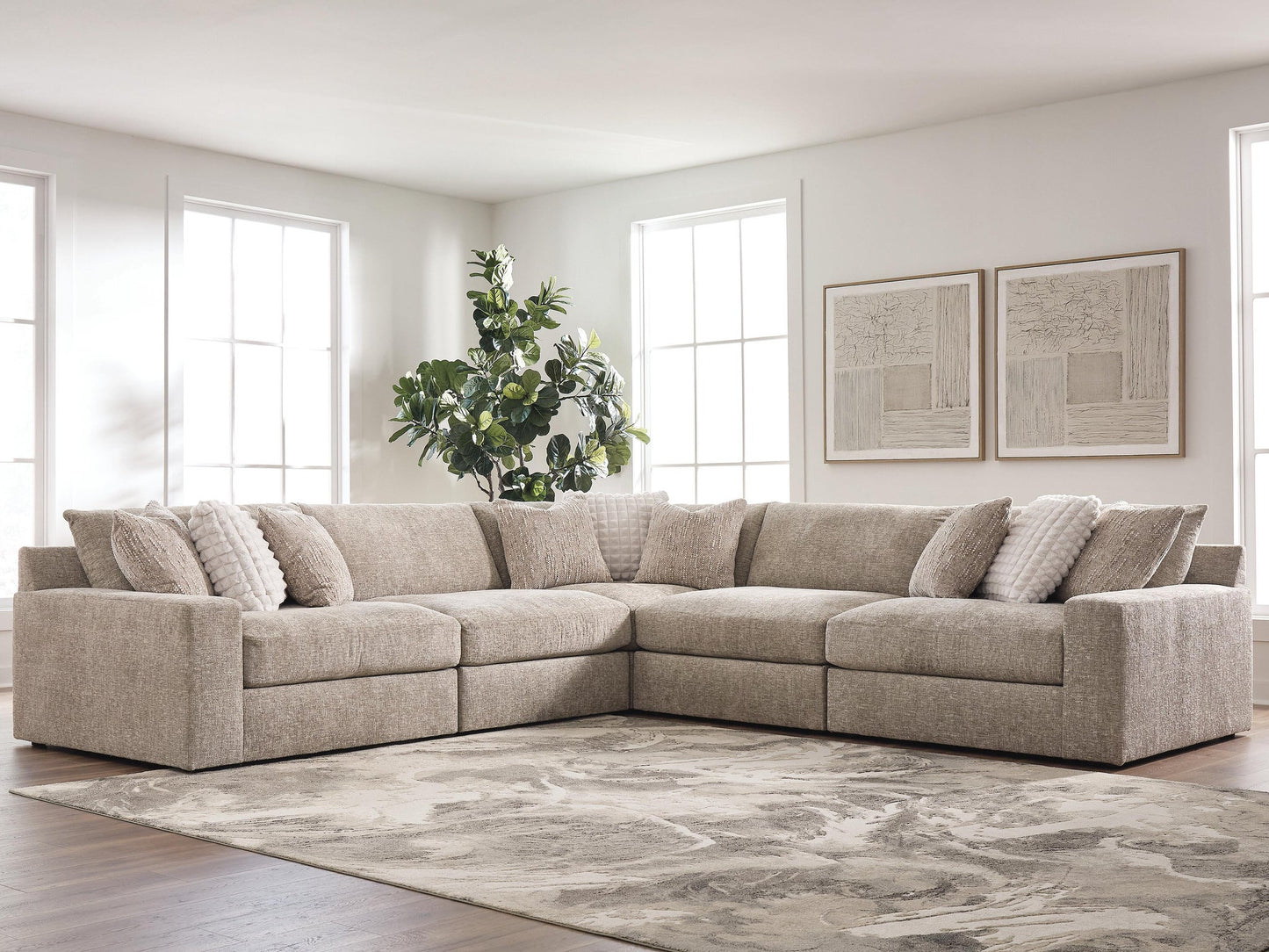 Nexora-Court 5-Piece Sectional
