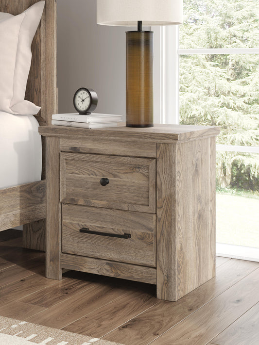 Rusticott Two Drawer Night Stand