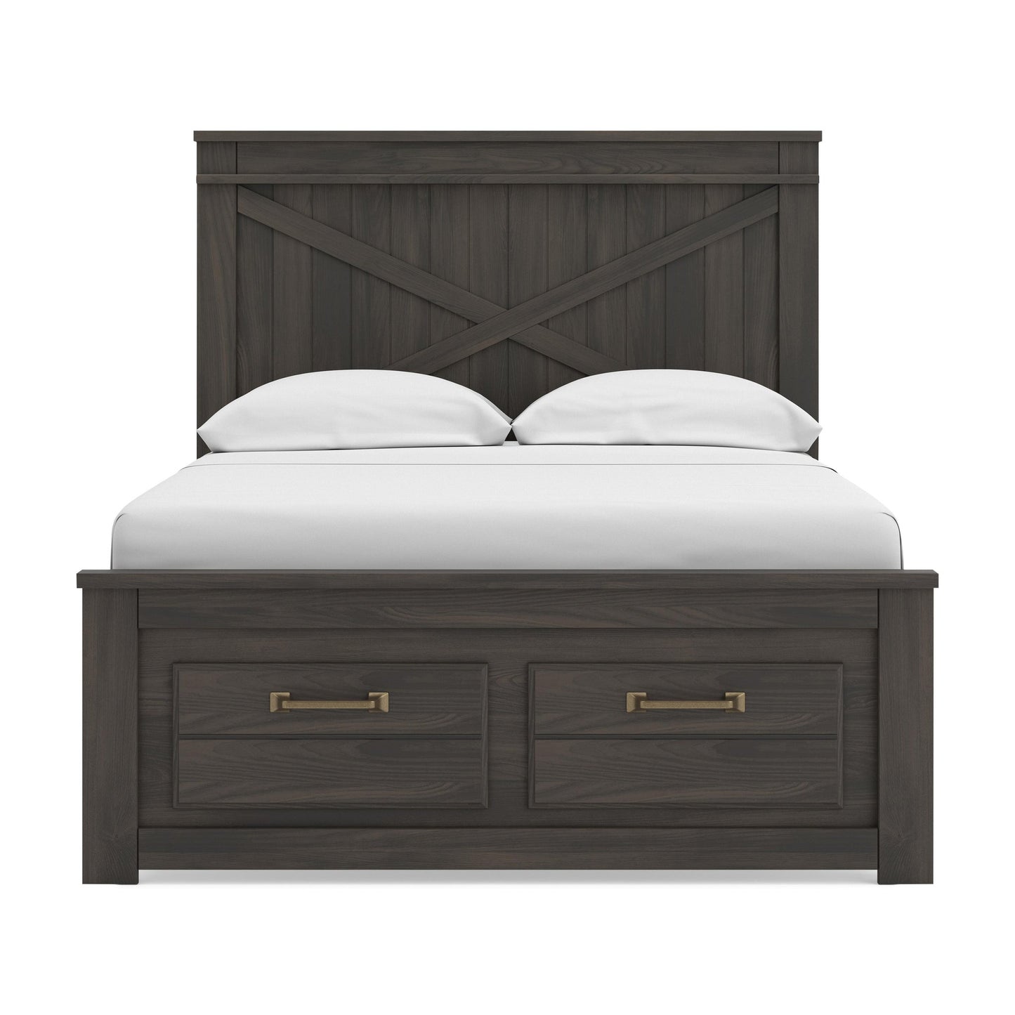 Vonitta Bay Full Panel Platform Storage Bed
