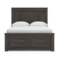 Vonitta Bay Full Panel Storage Bed
