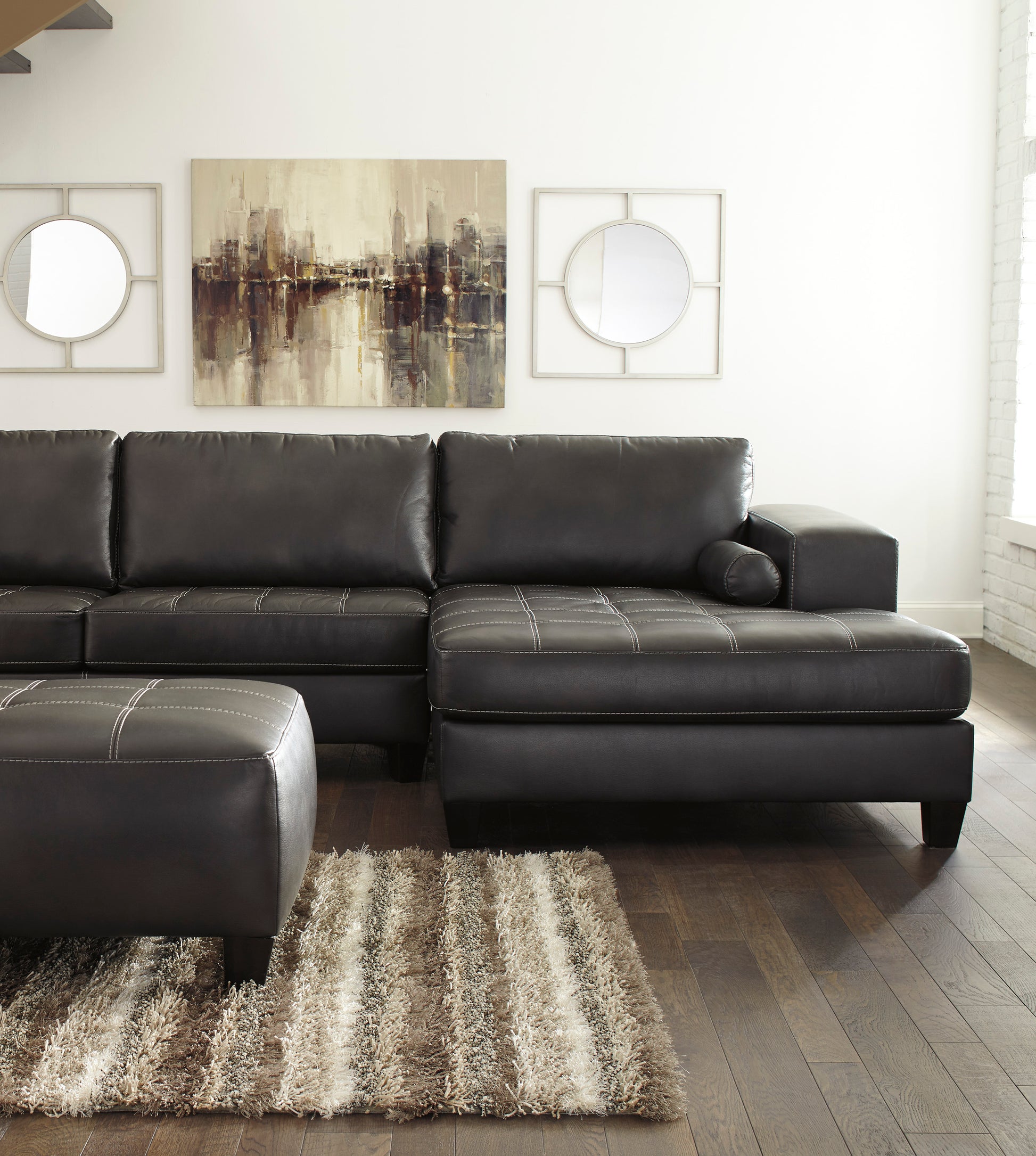 Nokomis 2-Piece Sectional with Chaise Milwaukee Furniture of Chicago - Furniture Store in Chicago Serving Humbolt Park, Roscoe Village, Avondale, & Homan Square