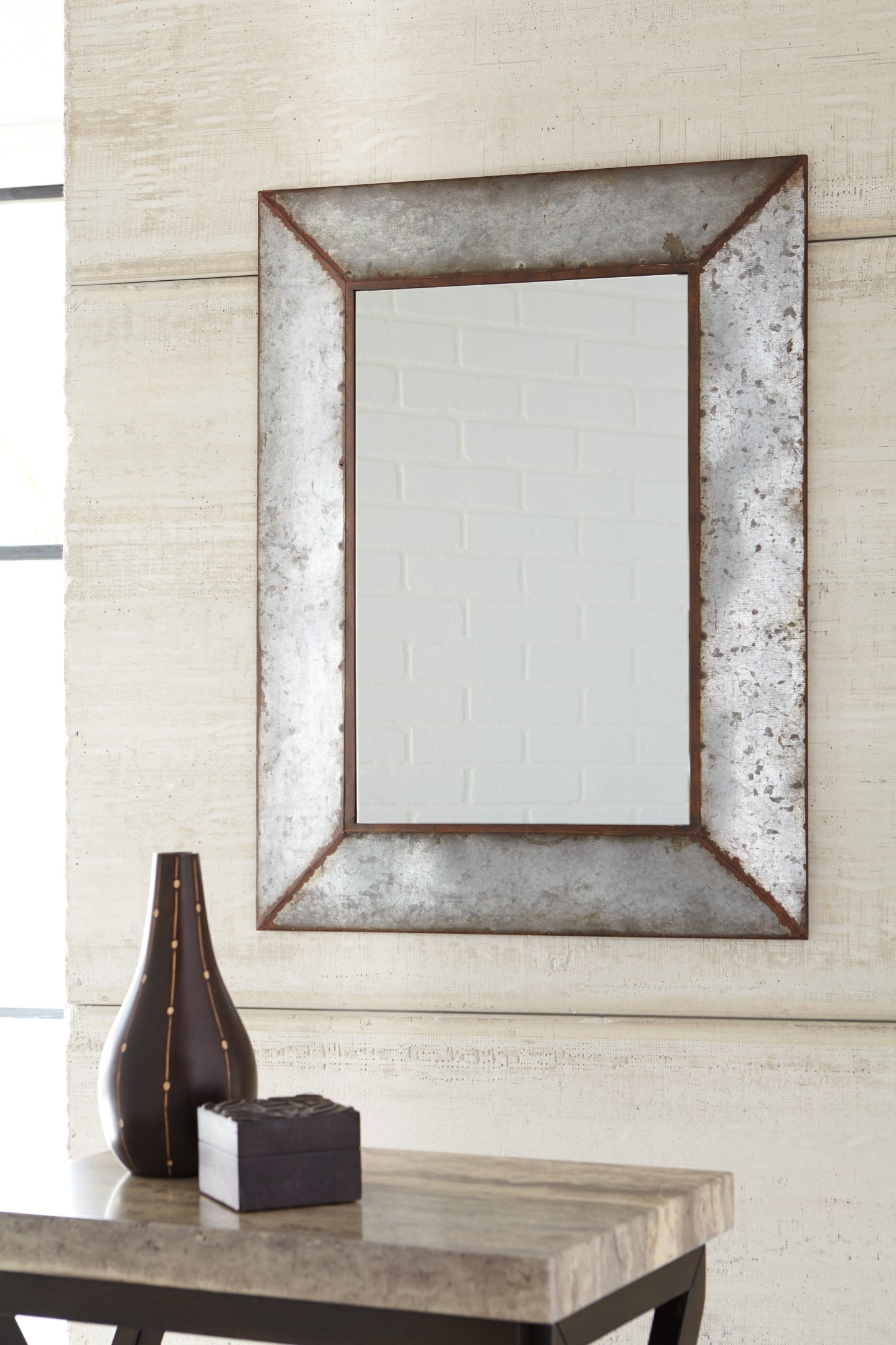 O'Tallay Accent Mirror Milwaukee Furniture of Chicago - Furniture Store in Chicago Serving Humbolt Park, Roscoe Village, Avondale, & Homan Square
