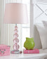 Letty Crystal Table Lamp (1/CN) Milwaukee Furniture of Chicago - Furniture Store in Chicago Serving Humbolt Park, Roscoe Village, Avondale, & Homan Square