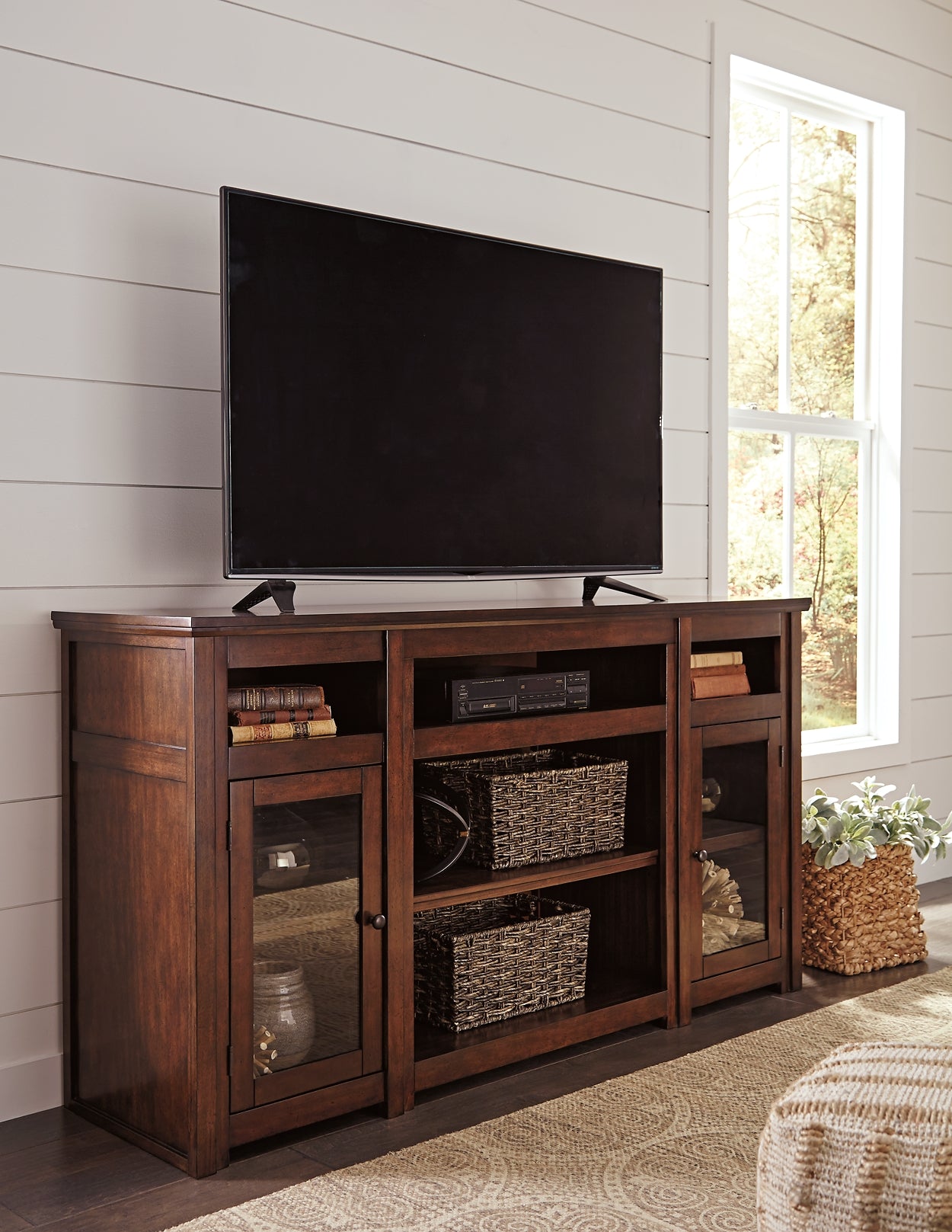 Harpan XL TV Stand w/Fireplace Option Milwaukee Furniture of Chicago - Furniture Store in Chicago Serving Humbolt Park, Roscoe Village, Avondale, & Homan Square