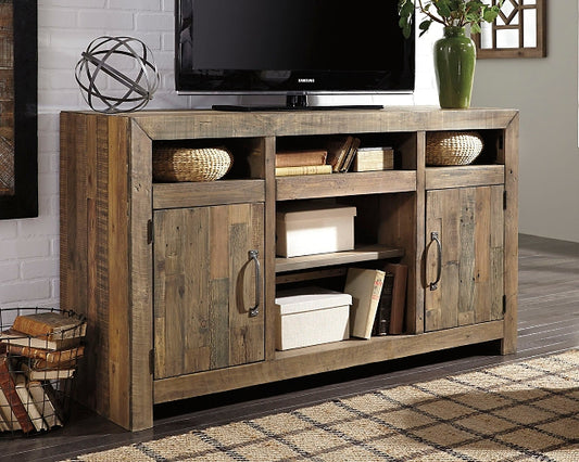 Sommerford LG TV Stand w/Fireplace Option Milwaukee Furniture of Chicago - Furniture Store in Chicago Serving Humbolt Park, Roscoe Village, Avondale, & Homan Square