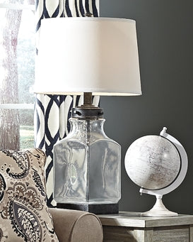 Sharolyn Glass Table Lamp (1/CN) Milwaukee Furniture of Chicago - Furniture Store in Chicago Serving Humbolt Park, Roscoe Village, Avondale, & Homan Square