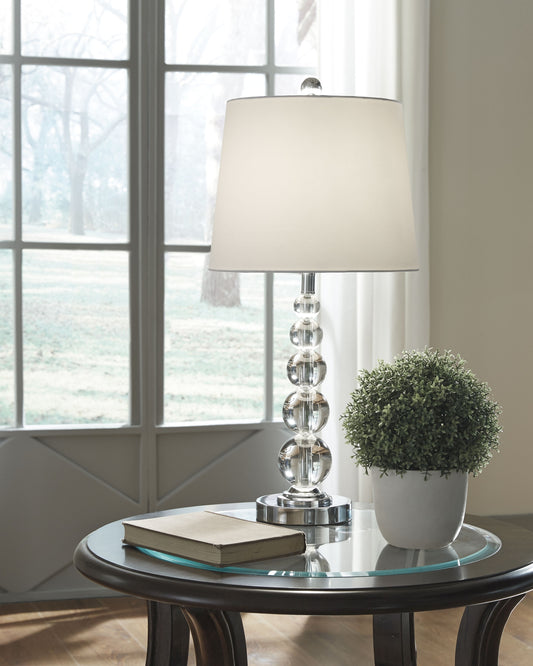 Joaquin Crystal Table Lamp (2/CN) Milwaukee Furniture of Chicago - Furniture Store in Chicago Serving Humbolt Park, Roscoe Village, Avondale, & Homan Square