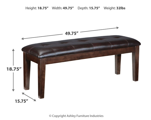 Haddigan Large UPH Dining Room Bench Milwaukee Furniture of Chicago - Furniture Store in Chicago Serving Humbolt Park, Roscoe Village, Avondale, & Homan Square