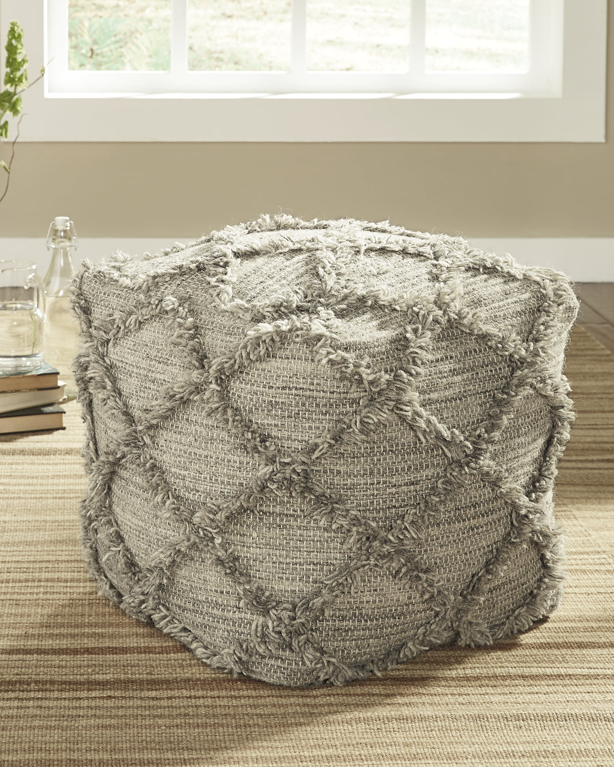 Adelphie Pouf Milwaukee Furniture of Chicago - Furniture Store in Chicago Serving Humbolt Park, Roscoe Village, Avondale, & Homan Square
