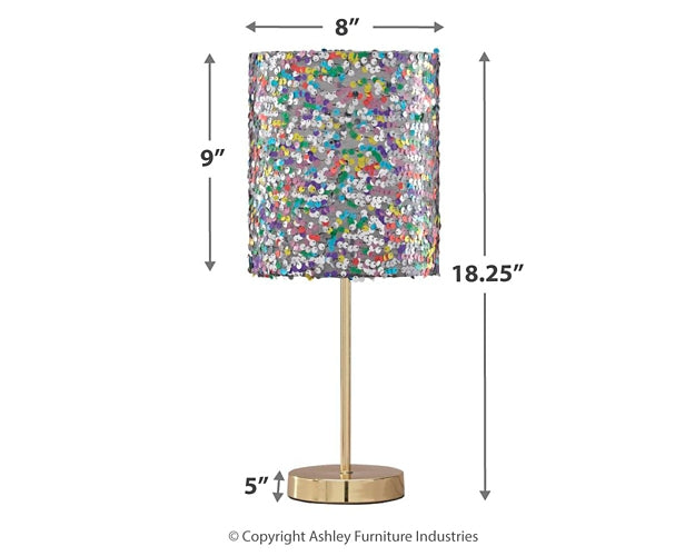 Maddy Metal Table Lamp (1/CN) Milwaukee Furniture of Chicago - Furniture Store in Chicago Serving Humbolt Park, Roscoe Village, Avondale, & Homan Square