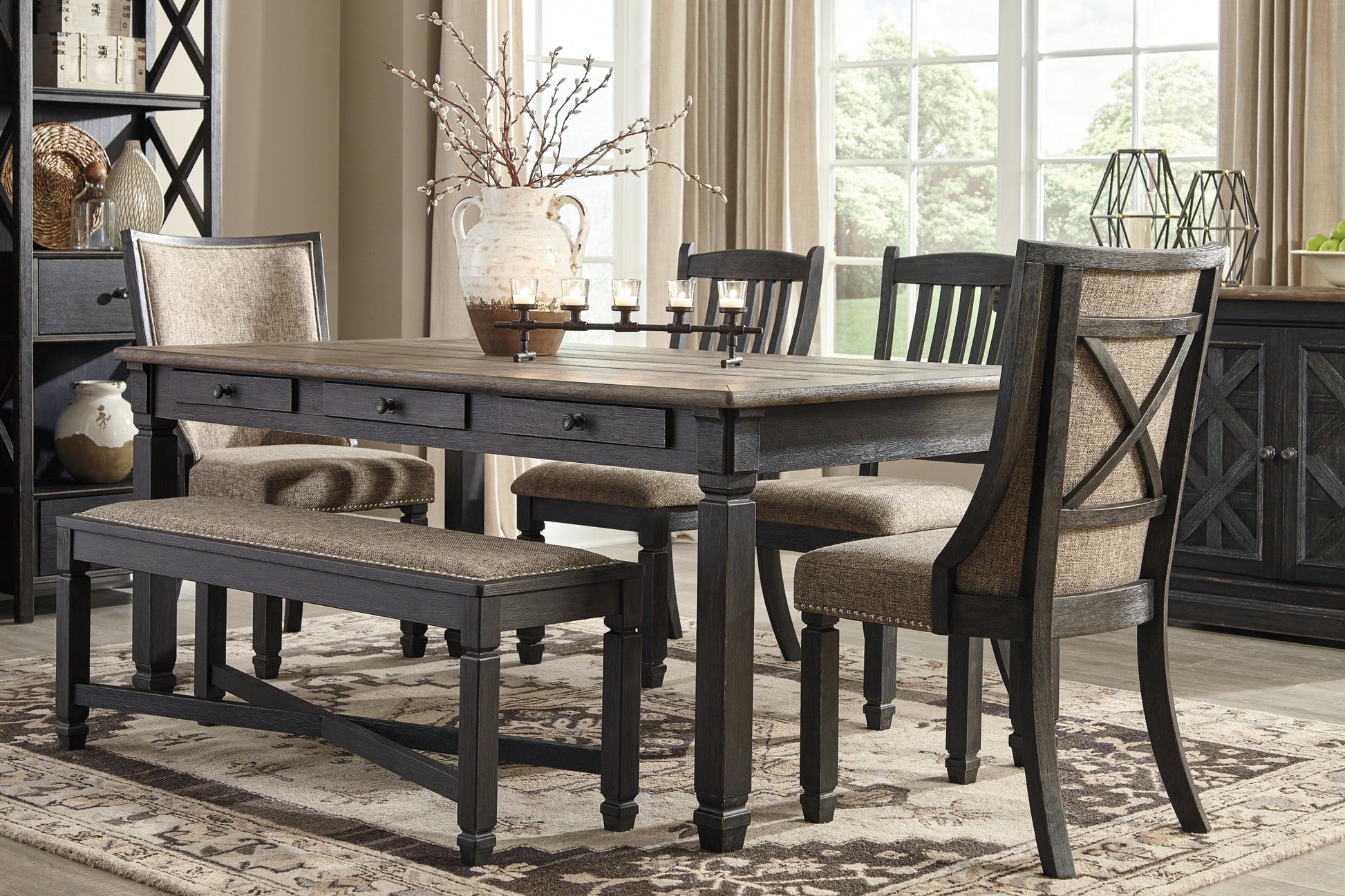 Tyler Creek Dining UPH Side Chair (2/CN) Milwaukee Furniture of Chicago - Furniture Store in Chicago Serving Humbolt Park, Roscoe Village, Avondale, & Homan Square