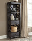 Tyler Creek Display Cabinet Milwaukee Furniture of Chicago - Furniture Store in Chicago Serving Humbolt Park, Roscoe Village, Avondale, & Homan Square