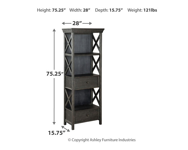Tyler Creek Display Cabinet Milwaukee Furniture of Chicago - Furniture Store in Chicago Serving Humbolt Park, Roscoe Village, Avondale, & Homan Square