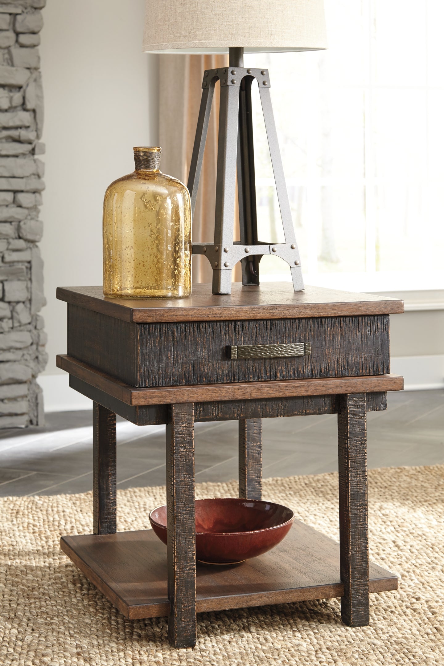 Stanah Rectangular End Table Milwaukee Furniture of Chicago - Furniture Store in Chicago Serving Humbolt Park, Roscoe Village, Avondale, & Homan Square